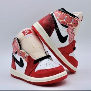 Nike Air Jordan 1 High OG Spider-Man Next Chapter Size 5C TD
